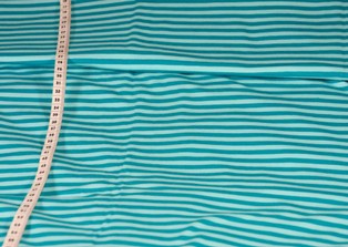 Jersey Bio Ringel petrol und aqua