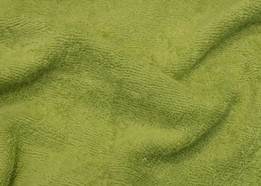 Strickfrottee Bio weich grün